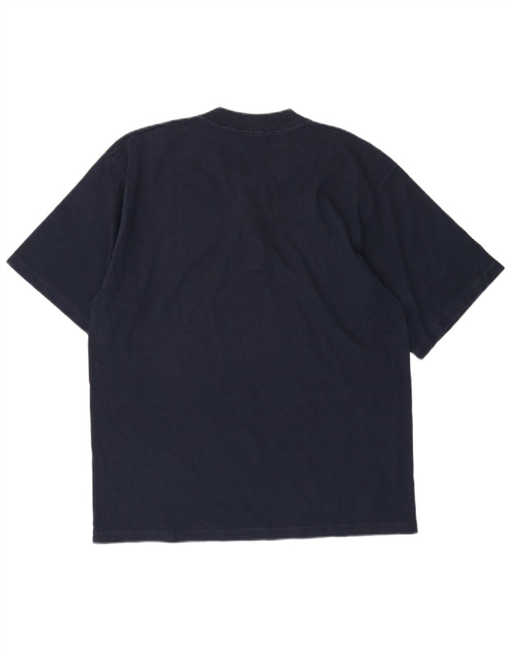 CHAMPION Mens T-Shirt Top Large Navy Blue