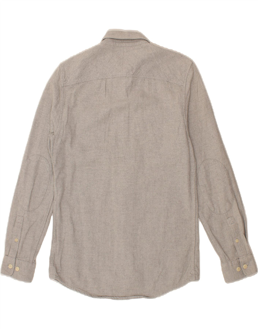 JACK WILLS Mens Shirt Small Grey Herringbone Cotton Vintage Jack Wills and Second-Hand Jack Wills from Messina Hembry 