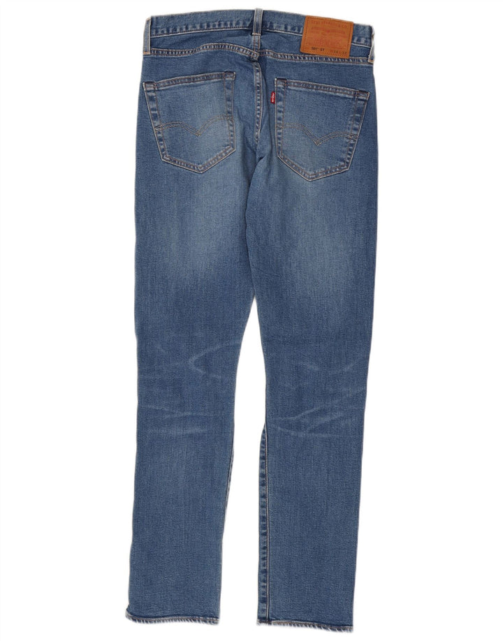 Мужские прямые джинсы Levi's 501 W28 L32, синий хлопок