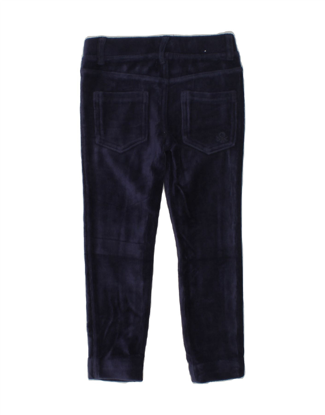 BENETTON Girls Skinny Casual Trousers 4-5 Years XS W20 L17  Navy Blue | Vintage Benetton | Thrift | Second-Hand Benetton | Used Clothing | Messina Hembry 