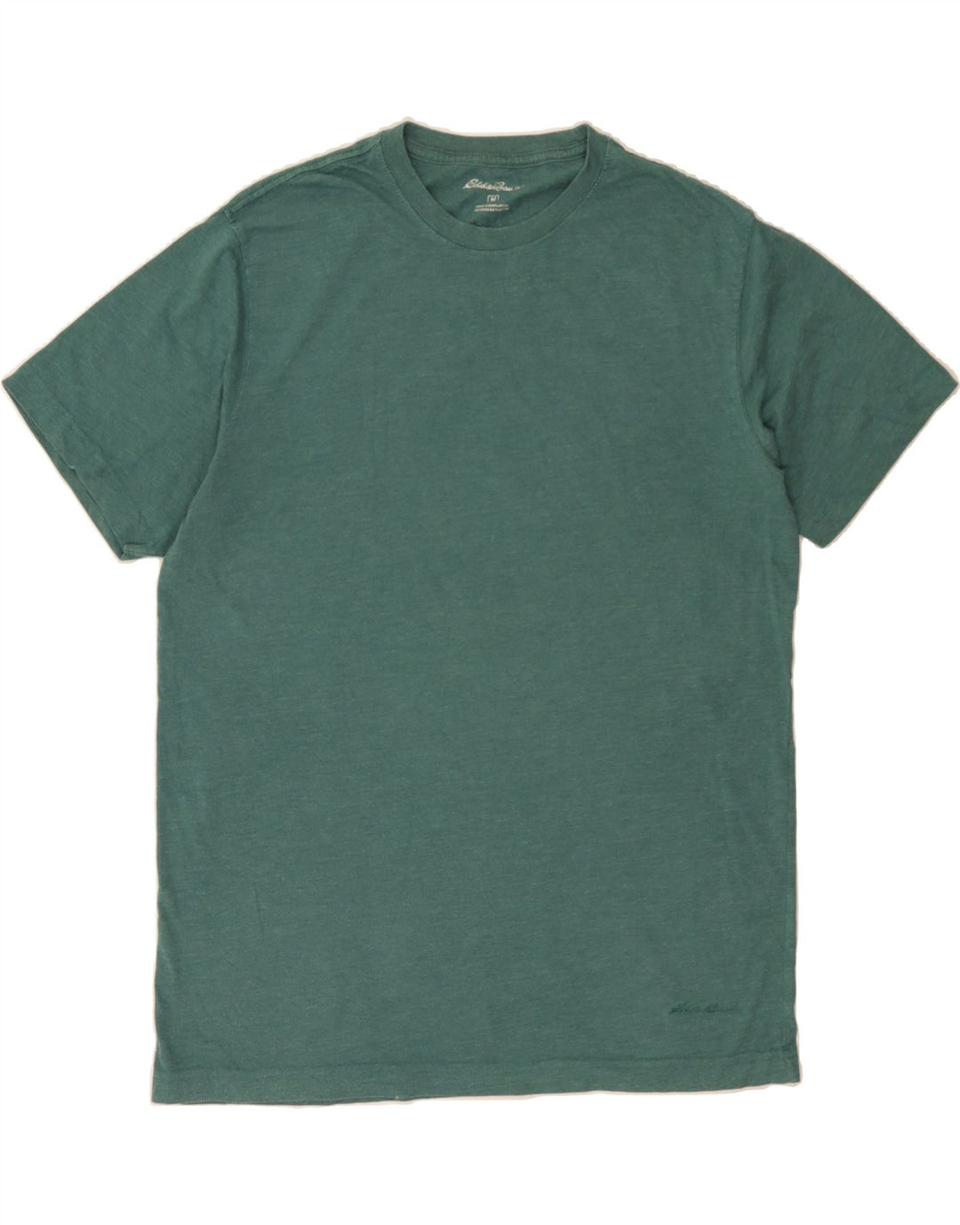 EDDIE BAUER Mens T-Shirt Top Medium Green Cotton Vintage Eddie Bauer and Second-Hand Eddie Bauer from Messina Hembry 