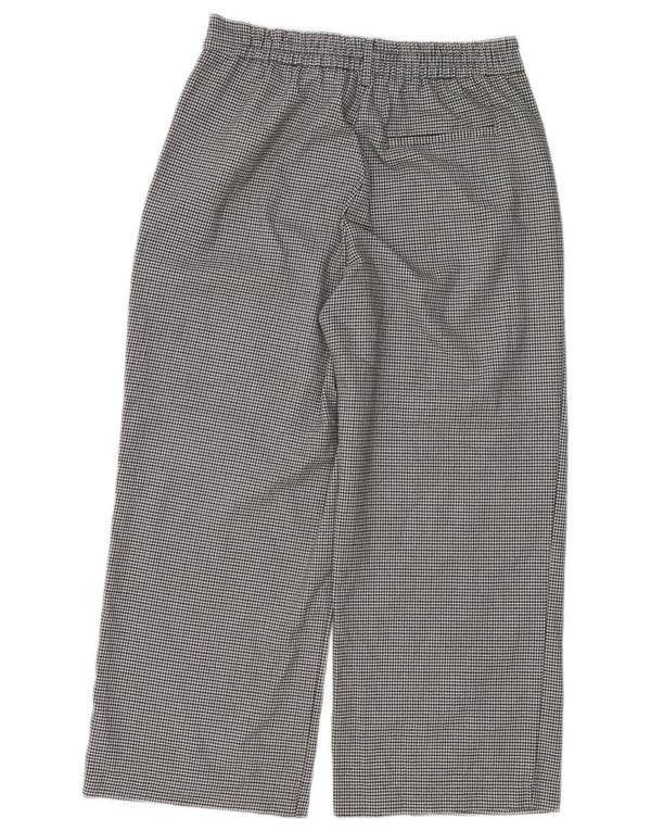 Zara Женские укороченные брюки Trafaluc Medium W28 L25 Черные с узором 