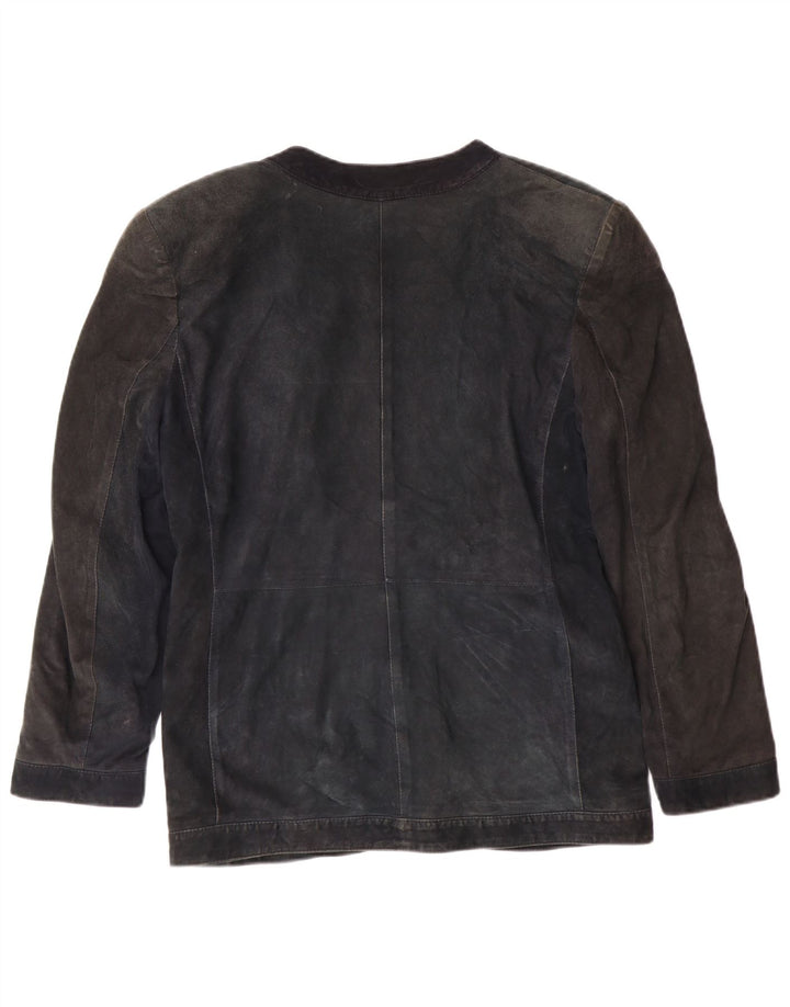 Женская замшевая куртка Nazareno Gabrielli IT 44 Medium Navy Blue