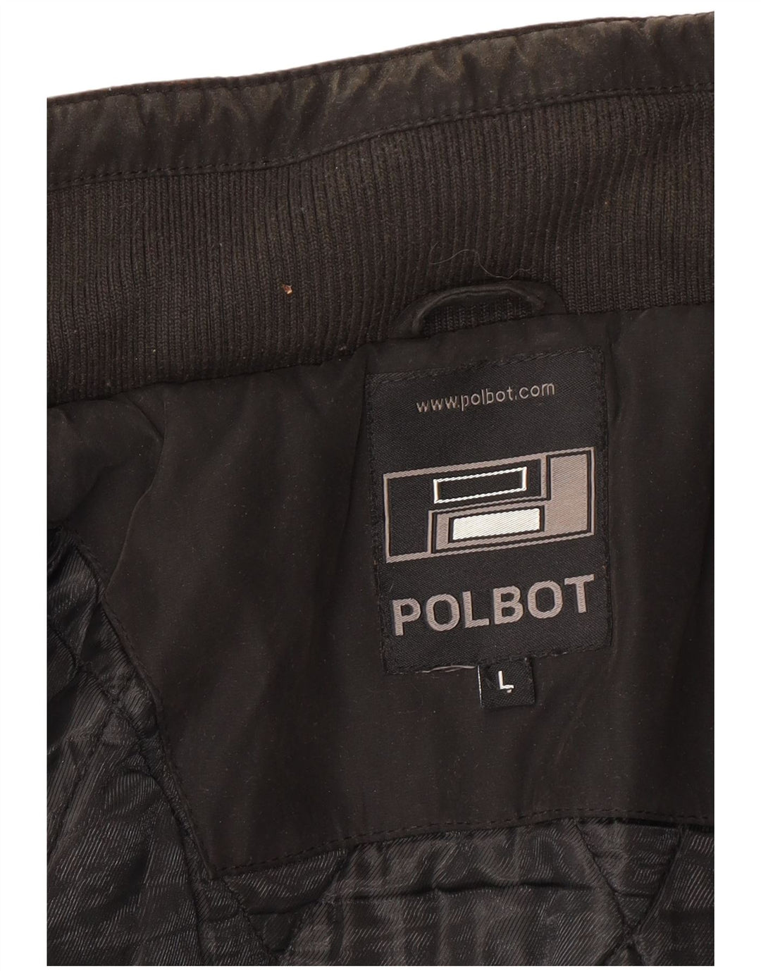Мужская куртка-бомбер Polbot UK 40, большая, черная, полиэстер