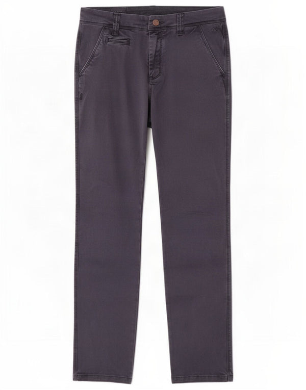 Sun68 Womens Straight Chino Trousers UK 14 Large W32 L30 Navy Blue Cotton