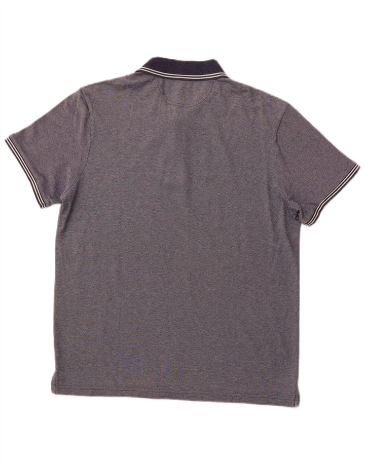 Мужская рубашка-поло свободного покроя CHAMPION, большая, темно-синяя