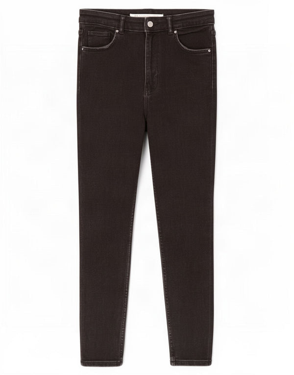 Женские укороченные джинсы скинни Zara Trafaluc EU 40 Medium W30 L26, черные