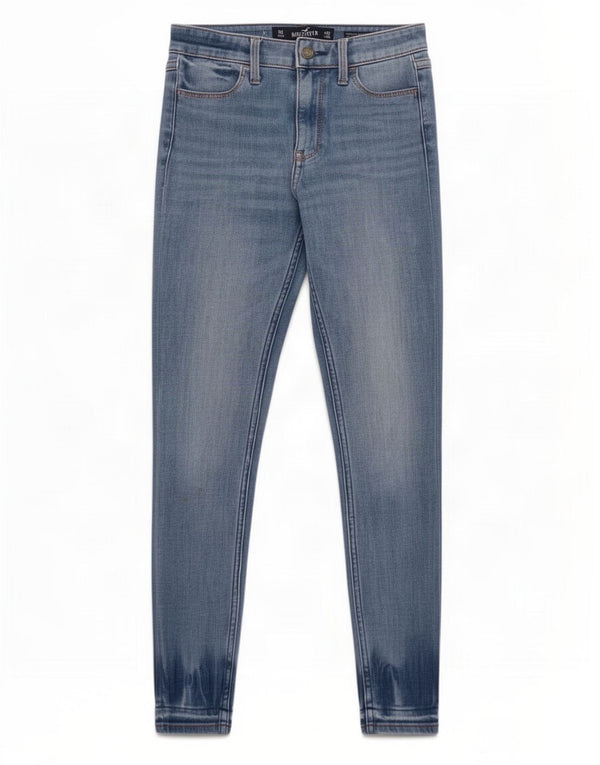 Женские джинсы скинни с высокой посадкой Hollister США 0 XS W24 L26 Синие