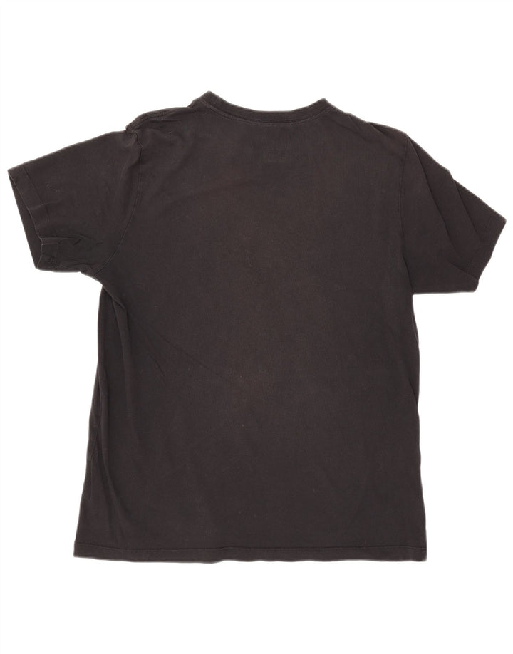 Женская футболка с графическим рисунком NIKE UK 14, средний размер, черный хлопок, черный