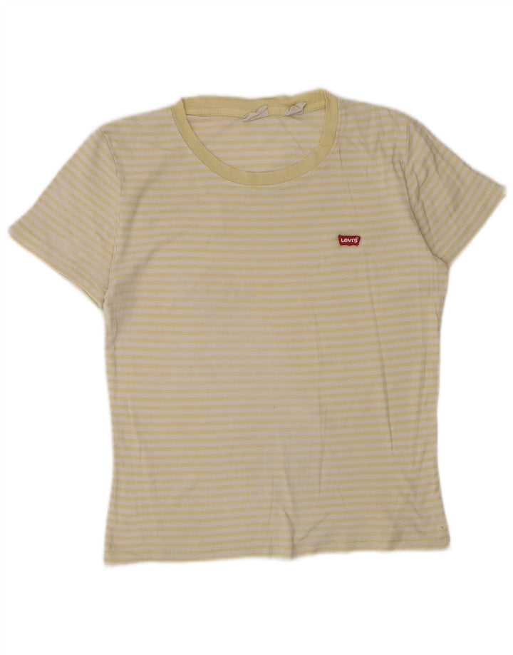 Женская футболка Levi's Top UK 10, маленькая желтая полоска