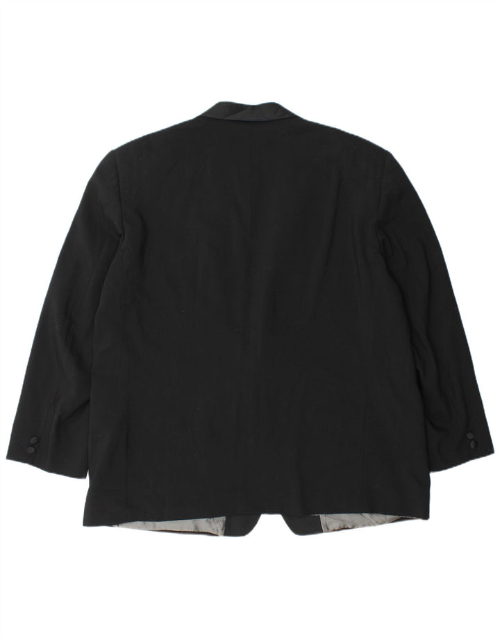 Мужской пиджак Lebole на 1 пуговице UK 42 XL, черный