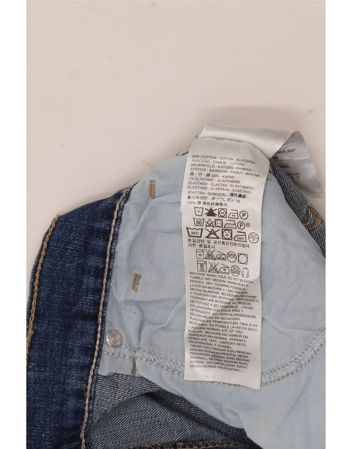 Женские прямые джинсы Levi's 505, США 6, средние W28 L32, темно-синие, хлопок