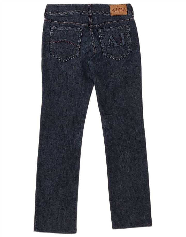 Женские прямые джинсы ARMANI W27 L28 Темно-синие