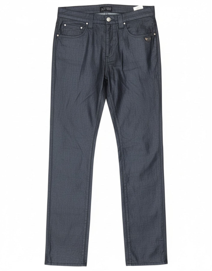 Женские узкие джинсы Armani W29 L32 Темно-синие, хлопок