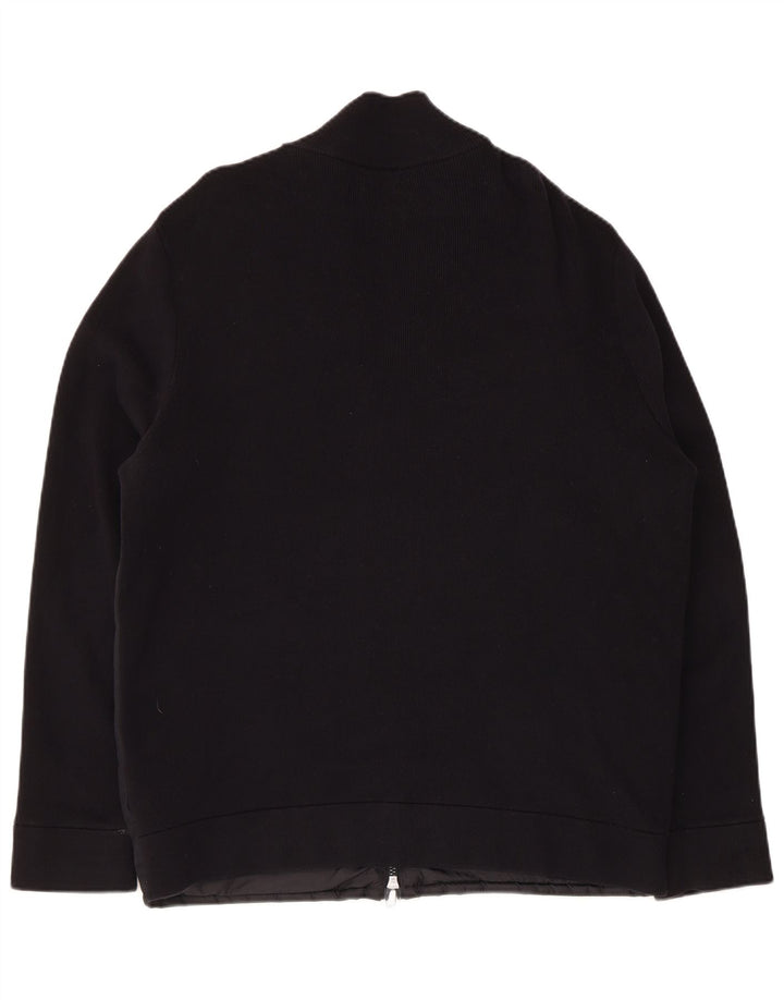 Мужская куртка-бомбер Massimo Dutti UK 42 XL, черный хлопок