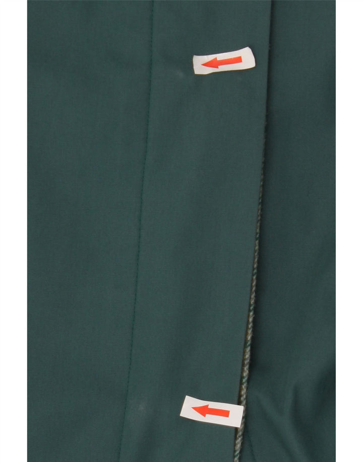 Винтажное женское пальто IT 55 2XL зеленое из полиэстера