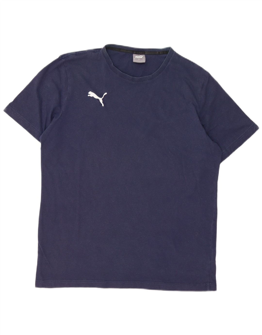 Мужская футболка Puma, большой темно-синий хлопок