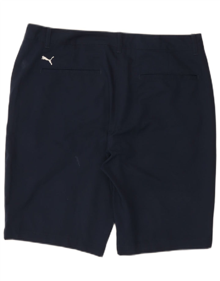 Мужские шорты чинос Puma W34, большие темно-синие, полиэстер