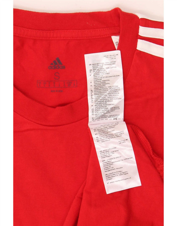 Adidas Мужская футболка Top Small Red Cotton