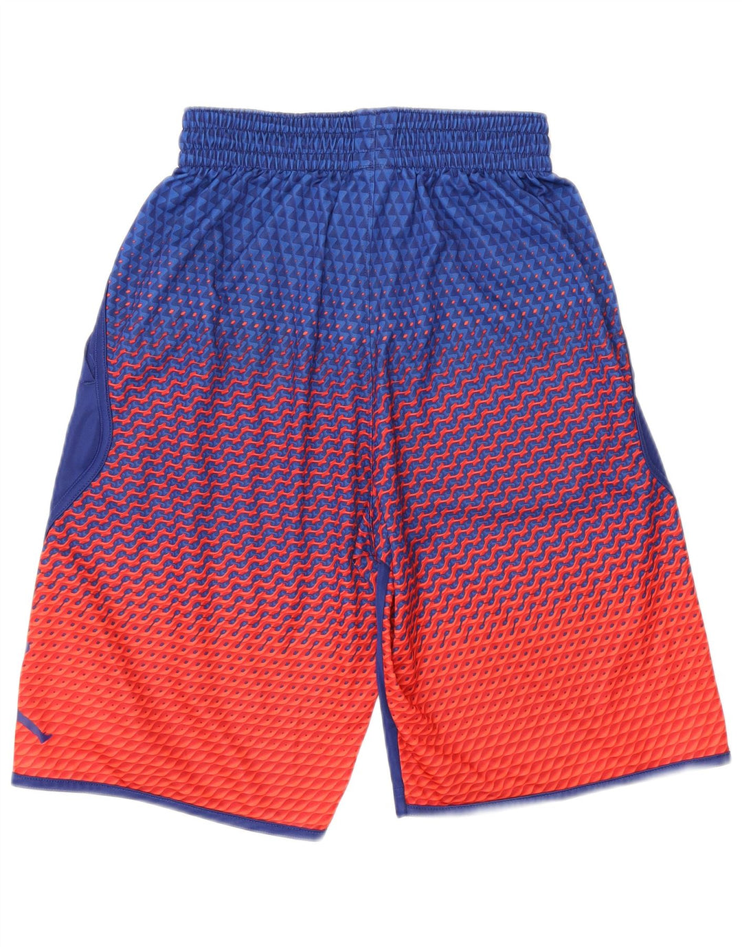 Мужские спортивные шорты Jordan Dri Fit, маленькие темно-синие, полиэстер с цветными блоками
