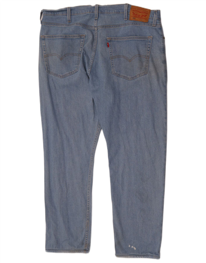 Мужские зауженные джинсы Levi's 502 W38 L32 синие, хлопок