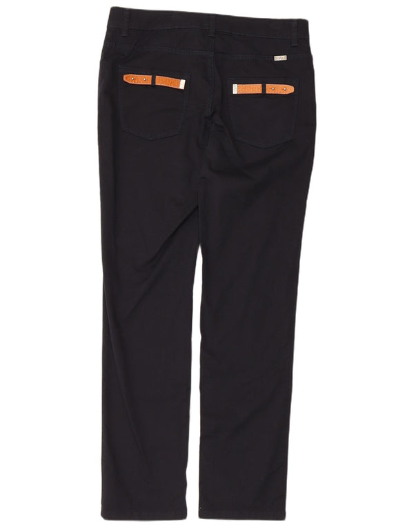 Trussardi Мужские узкие повседневные брюки W31 L10 Темно-синие хлопковые