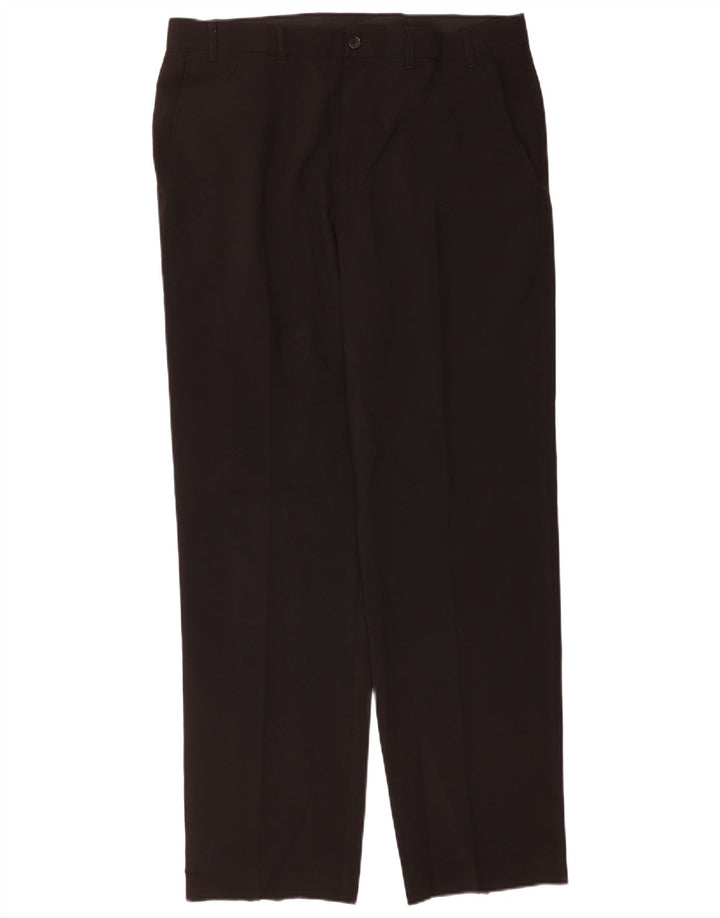 Мужские прямые брюки-чиносы Marks & Spencer W36 L33 черные