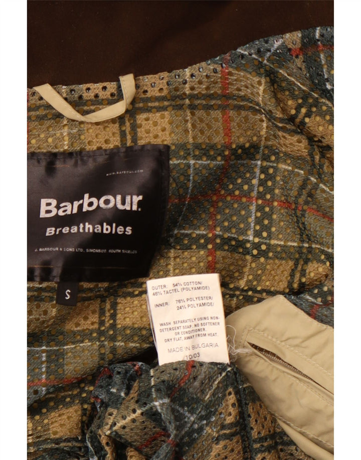 Мужская куртка BARBOUR с капюшоном UK 36, маленькая, бежевый, хлопок