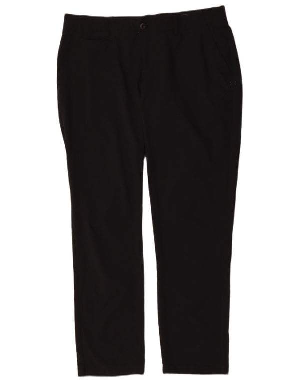 Женские прямые брюки чинос UNDER ARMOR США 14 XL W34 L31 Темно-синие