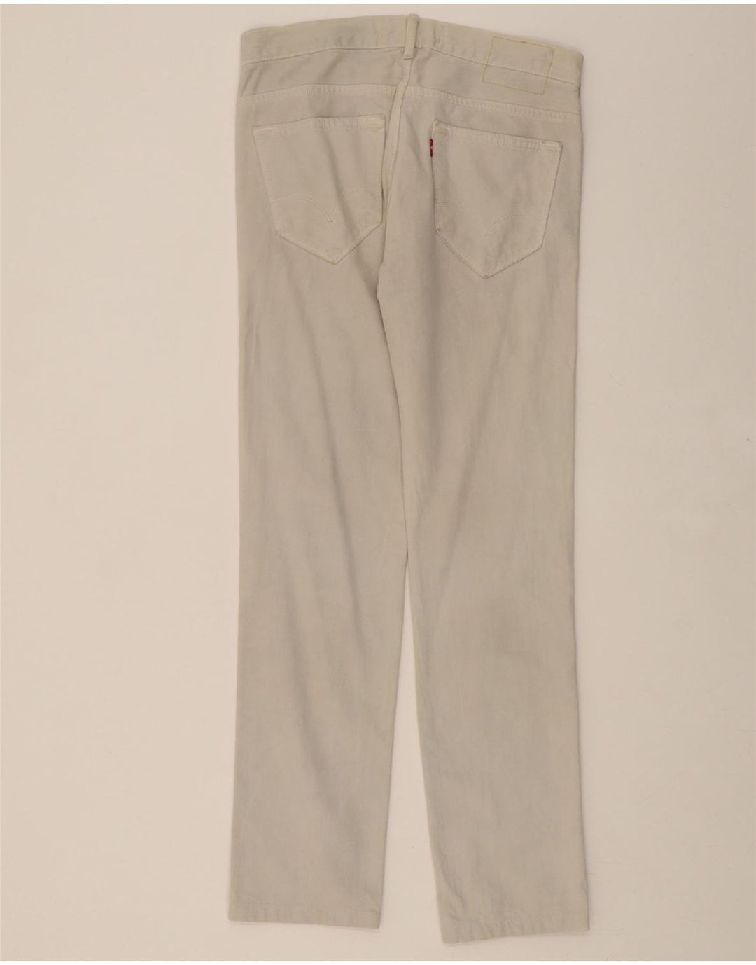 LEVI'S Mens 519 Slim Jeans  W31 L31 White Vintage Levi's and Second-Hand Levi's from Messina Hembry 