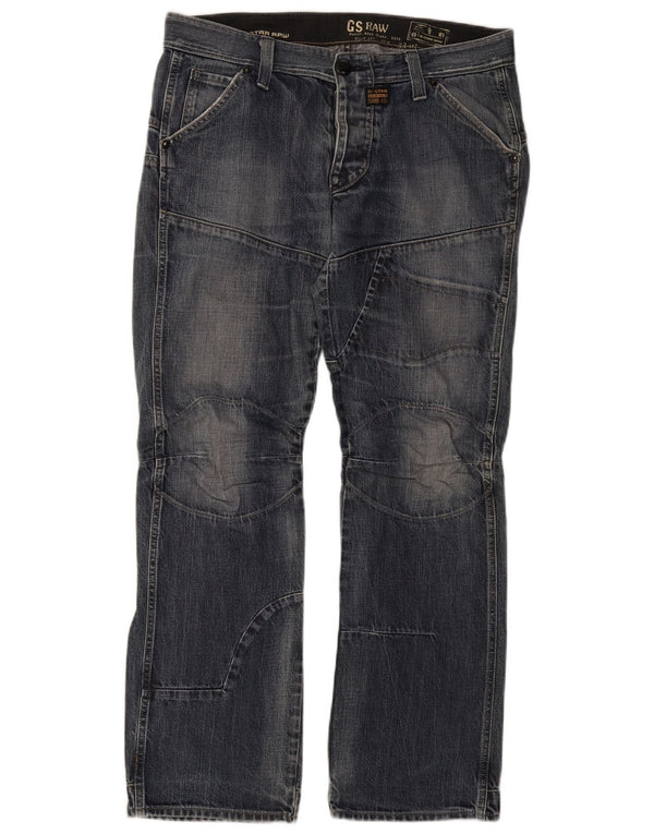 Мужские джинсы G-Star 3301 Bootcut W36 L34 Синие, хлопок