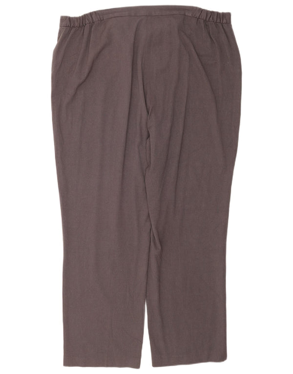 Женские повседневные брюки с высокой талией Marks & Spencer, Великобритания 20 2XL W40 L28 Серые