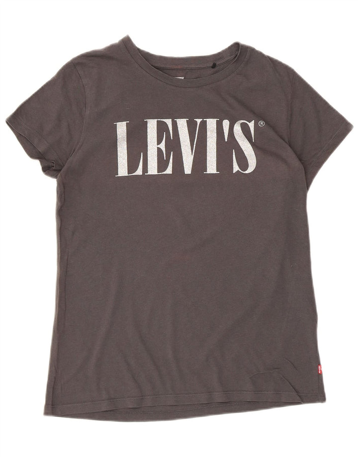 Женская футболка с рисунком Levi's Top UK 6 XS Серая