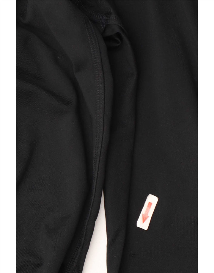 Женские леггинсы Adidas UK 8/10, маленькие черные из полиэстера
