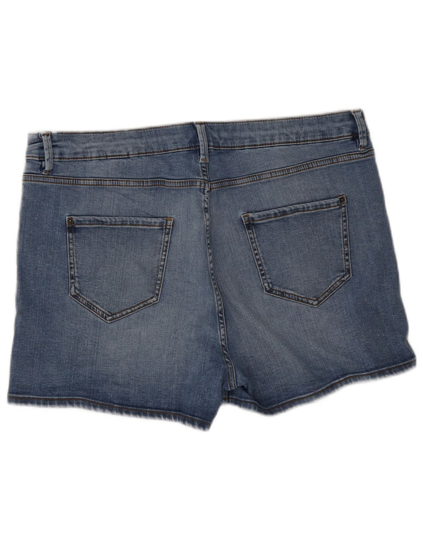Женские джинсовые шорты Marks & Spencer UK 18 XL W36 Синие, хлопок