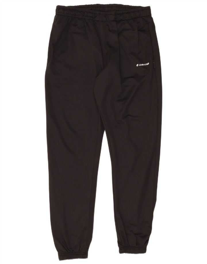 LOTTO Mens Tracksuit Trousers Joggers XL Black Polyester