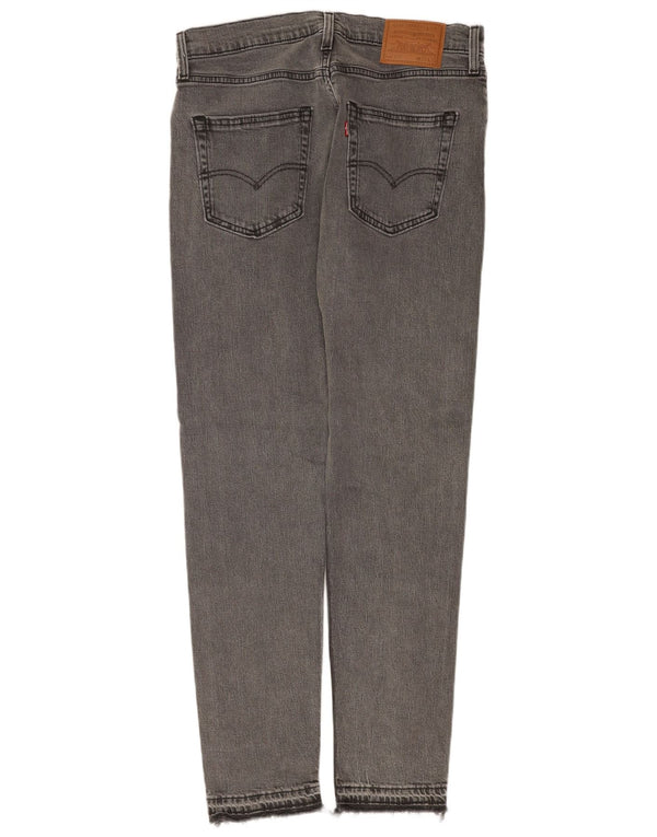 Мужские зауженные зауженные джинсы Levi's 512 W33 L32 Серые хлопковые