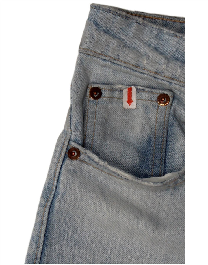 Женские прямые джинсы ZARA EU 34 2XS W24 L26, синий хлопок