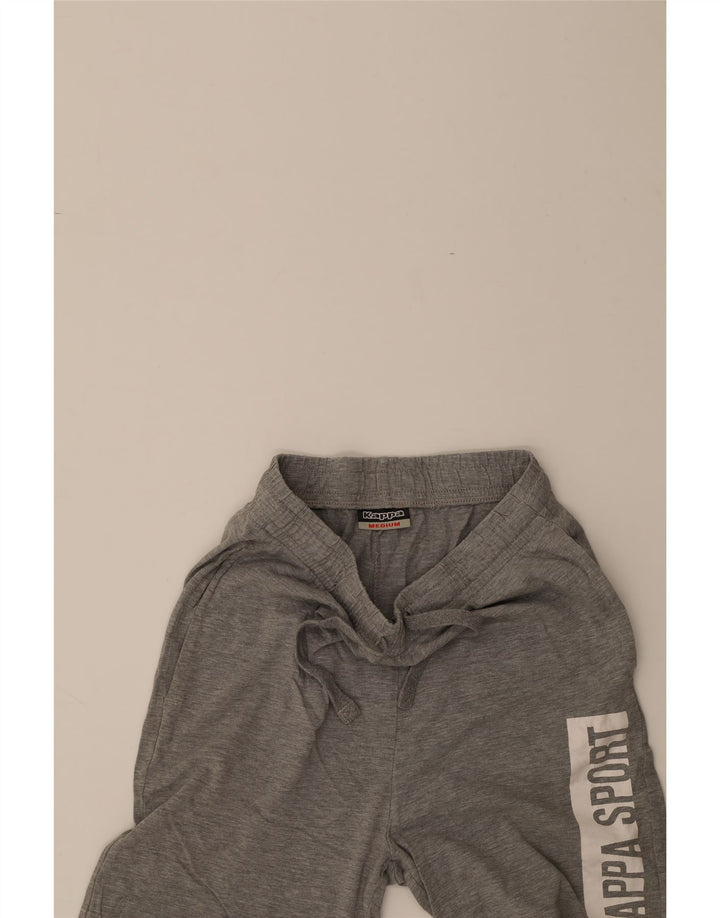 KAPPA Mens Graphic Sport Shorts Medium  Grey Cotton Vintage Kappa and Second-Hand Kappa from Messina Hembry 