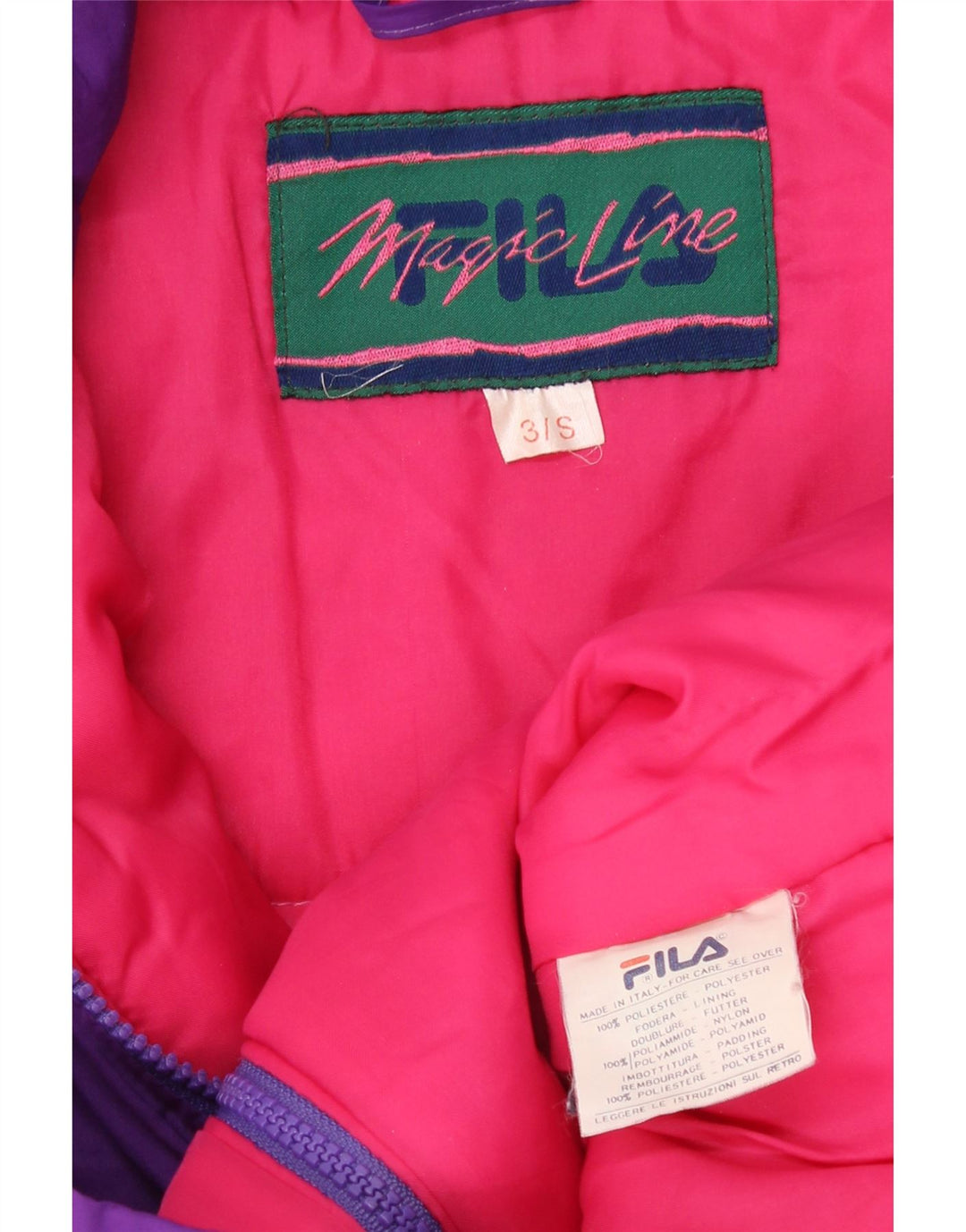 FILA Мужская ветровка свободного покроя Magic Line UK 36, маленькая фиолетовая