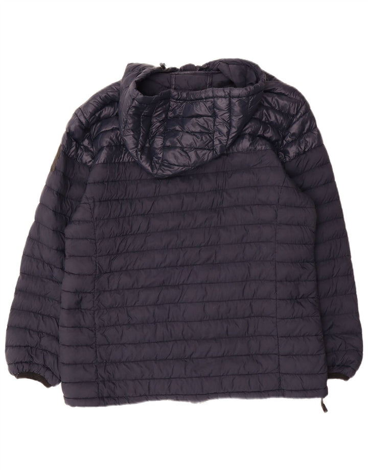 Женская утепленная куртка с капюшоном North Sails UK 18 XL Темно-синий полиамид