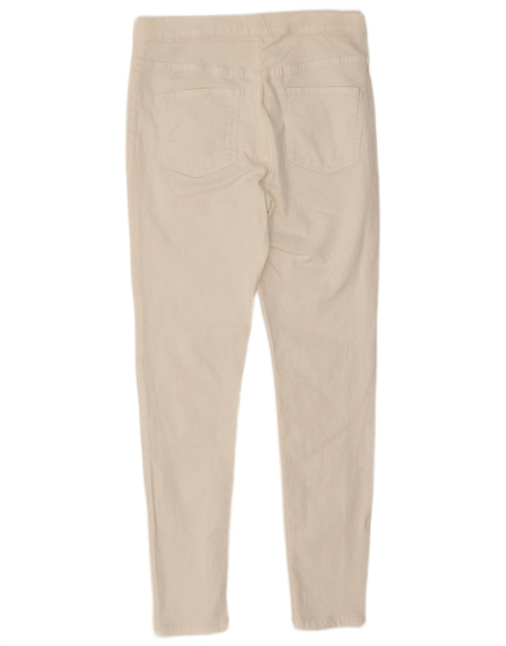 Женские джинсы джеггинсы Marks & Spencer UK 12, средние W28 L27, белый хлопок
