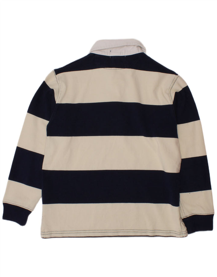 Рубашка-поло для мальчика в стиле регби 6-7 лет POLO RALPH LAUREN, белая полоска