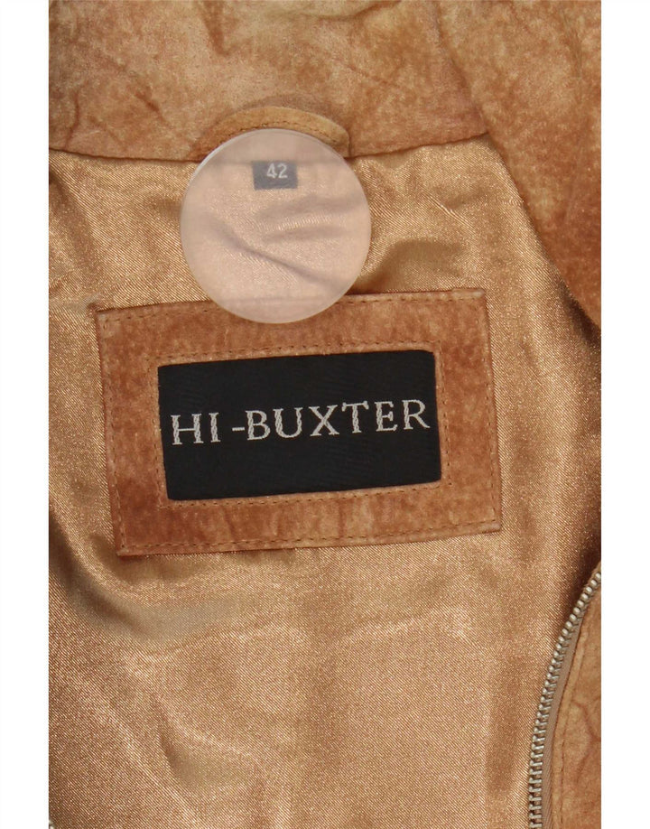 HI-Buxter Женская замшевая куртка IT 42 Medium Brown Leather