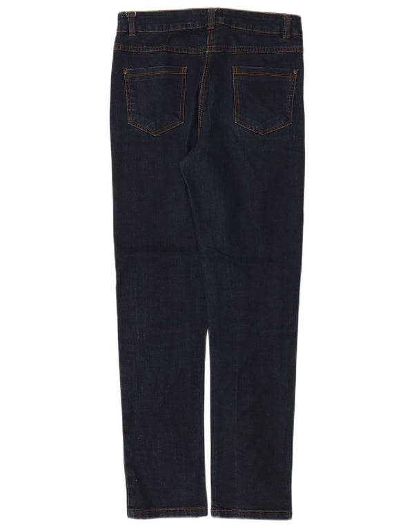 Женские узкие джинсы M&Co UK 8, маленькие W28 L29, темно-синие, хлопок