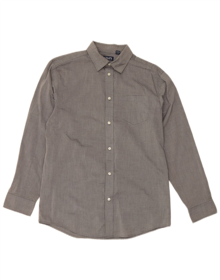 Рубашка Chaps Boys 15-16 лет, XL, серая, хлопковая