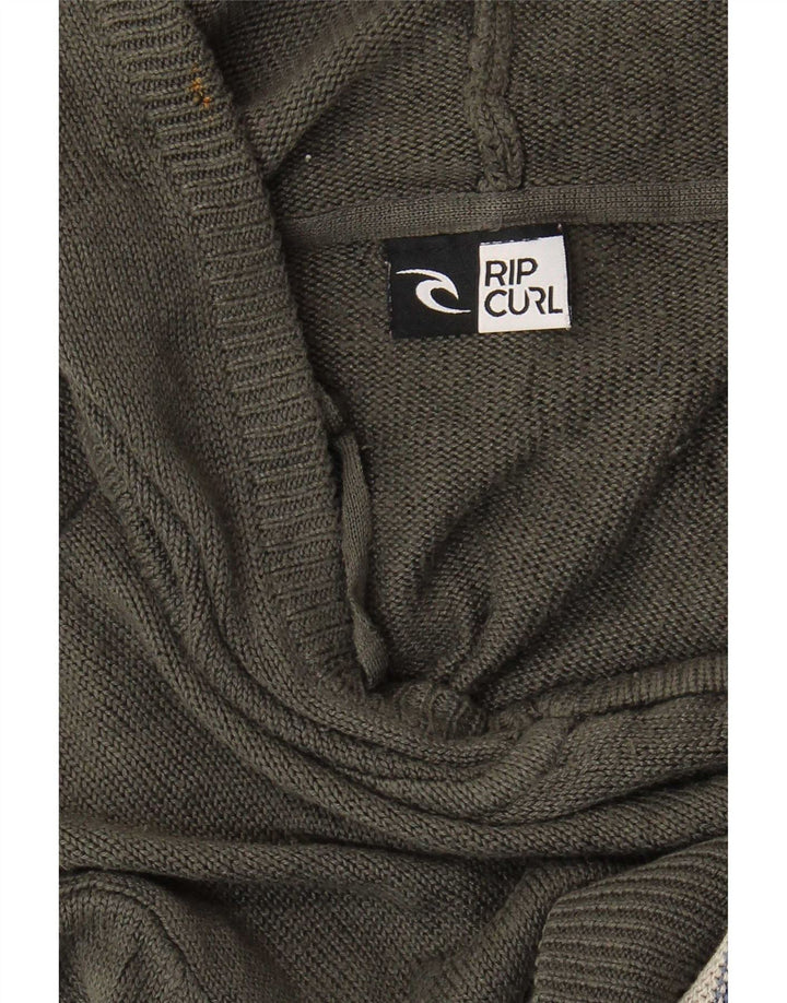 Мужской кардиган с капюшоном Rip Curl, средний серый в полоску