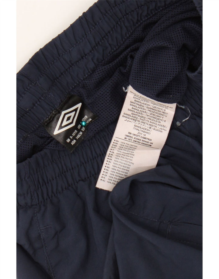Спортивный костюм Umbro для мальчиков, брюки для бега, 9–10 лет, темно-синий, полиэстер