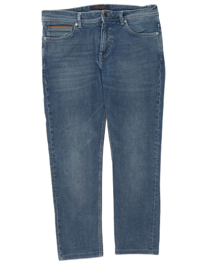Мужские джинсы узкого кроя Zara EU 42, большие W32 L26, синие