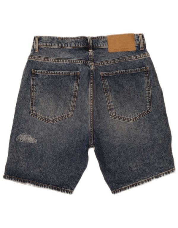 Мужские джинсовые шорты Zara EU 40 Medium W31, синие, хлопок